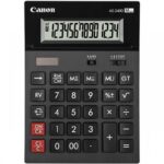 Calculator birou Canon AS2400, 14 digiti, ribbon, display LCD ajustabil, functie business, tax si conversie moneda