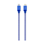 Cablu Date si Incarcare USB Type-C la Lightning Metallic, 1 m, G-METALLICC94B, Alb