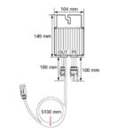 HUAWEI OPTIMIZER SUN2000-1300W-P SHORT CABLE - Image 2