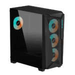 Carcasa GIGABYTE C301 GLASS, RGB, Mid Tower, Black - Image 2