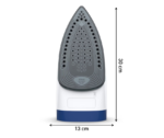 Fier de calcat Tefal Express Steam FV2838E0, 2400W, jet de abur 180 g/min, abur variabil 0-40 g/min, 270 ml, functie anticalcar, alb/albastru - Image 2