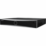 NVR Hikvision 16 canale DeepinMind IDS-7716NXI-M4/16P/X; 2-ch@32 MP/2- ch@24 MP/4-ch@12 MP/8-ch@8 MP/16-ch@4 MP, H.265+/H.265/H.264+/H.264, iesiri: 2x HDMI, 1x VGA, 1x CVBS BNC (1.0 Vp-p, 75 Ω), 4x SATA max 16TB pe HDD, AI by NVR: Facial recognition, perimeter protection, video structuralization