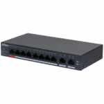Dahua 10 Port Cloud managed POE switch CS4010-8ET-110, Interfata: Port 1-8: 8 × RJ-45 10/100 Mbps (PoE); Port 9-10: 2 × RJ-45 10/100/1000 Mbps（uplink）, Managed, Layer 2, Switching Capacity: 5.6 Gbps, Packet Forwarding Rate: 4.17 Mpps, Standarde retea: IEEE802.3; IEEE802.3u; IEEE802.3x; IEEE802.3ab