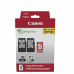 Canon pachet cartuse cearneala PG-510/CL-511 Photo value pack, capacitate negru: 9ml, Color: 9ml, Compatibil cu: PIXMA iP2700, PIXMA iP2702, PIXMA MP230, PIXMA MP240, PIXMA MP250, PIXMA MP252, PIXMA MP260, PIXMA MP270, PIXMA MP272, PIXMA MP280, PIXMA MP282, PIXMA MP480, PIXMA MP490, PIXMA MP492