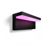 Aplica LED RGB pentru exterior Philips Hue Nyro, 13.5W (42W), 1000 lm ,lumina alba si color (2000-6500K), IP44,88x254x101mm, Negru