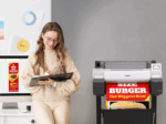 Plotter Canon imagePROGRAF TM-240 24"(610mm), format A1, 5 culori, rezolutie max 2400x1200dpi, memorie 2GB, limbaje de imprimare: HP-GL/2, HP RTL, JPEG (Ver. JFIF 1.02), CALS G4 (submission via FTP only)), display LCD 4.3", interfata: USB 2.0, Ethernet,WIFI consumabile: M: PFI-031(55ml), MBK/BK/C/Y - Image 3