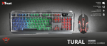 Kit Tastatura + Mouse Trust GXT 845 Tural Gaming, negru - Image 3