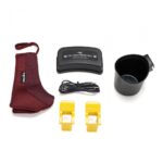 Scaun auto I-size U-Grow Goldfix Plus, isofix, 76-150 cm (9-36 kg), boxa bluetooth, rosu - Image 13