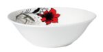 BOL PORTELAN 15 CM,  RED FLOWERS,VANORA HOME - Image 2