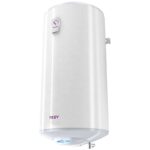 Boiler electric Tesy BiLight GCV1004420B11TSR, putere 2000 W, capacitate 100 L, presiune 0.8 Mpa, izolatie 18 mm, instalare verticala, control mecanic, clasa energetica C, protectie sticla ceramica, timp incalzire 2h 55min, termostat reglabil, protectie anti-inghet, culoare alb