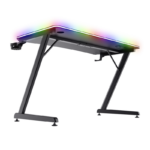 Masa gaming Trust GXT 710 Luminus Pro, iluminare RGB, greutate maxima suportata 150 kg, negru - Image 3