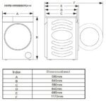 Uscator de rufe HEINNER HHPD-HMK90IVFC+++, 9 kg, Inverter, Clasa: C, Alb - Image 7