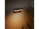 Aplica LED RGB pentru exterior Philips Hue Nyro, 13.5W (42W), 1000 lm ,lumina alba si color (2000-6500K), IP44,88x254x101mm, Negru - Image 2