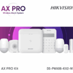 Kit de alarma wireless AX PRO Middle Level DS-PWA96-Kit2-WE contine: 1 x DS-PWA96-M-WE (96 zones wireless control panel), 2 x DS-PDP15P-EG2-WE (PIR motion sensor), 1 x DS-PDMC-EG2-WE (Magnetic Contact), 1 x DS-PK1- LT-WE (Wireless LCD Keypad), 1 x DS-PKF1-WE (Keyfob), 1 x DS-PS1-I-WE (Internal