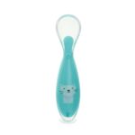 Lingurita silicon cu suport tip ventuza,blue, U-Grow - Image 2