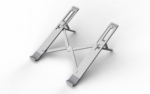 Suport laptop Serioux, SRXNCPU6L, material aluminiu, dimensiune deschisă: 197x245x4mm,dimensiune pliată: 60 x 245 x 4mm, grosime: 4mm, greutate: 215g, dimensiune compatibilă:  până la 15.6 ", culoare argintiu, 5 unghiuri ajustabile - Image 5
