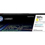 Cartus toner HP 207X High Yield, yellow, 2450 pagini, HP Color LaserJet Pro M255dw, HP Color LaserJet Pro MFP M282nw, HP Color LaserJet Pro MFP M283fdn, HP Color LaserJet Pro MFP M283fdw.