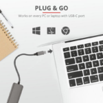 Hub USB Trust Halyx, 4 porturi USB 3.2, negru - Image 5
