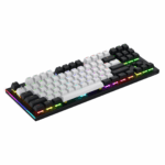 Tastatura mecanica cu fir Hator Gravity TKL conectivitate USB, polling rate 1000Hz, iluminare RGB cu functia de a customiza fiecare tasta individual, tip switch HATOR Aurum Orange Linear rev.2.0, durata de viata switch 70M de clickuri, material taste ABS, profil  OMA, functii aditionale: sistem de - Image 4