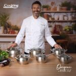 CRATITA INOX+CAPAC 16X9 CM, 1.8L, NICOLAI TAND, ORIGINI, COOKING BY HEINNER - Image 5