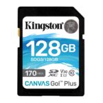 Card de Memorie SDXC Kingston Canvas GO Plus, 128GB, Class 10