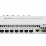 MIKROTIK ETHERNET SW 8P SFP+, CRS309-1G-8S+IN, Procesor: 98DX8208 Dual core, 800 MHz, Dimensiuni:  141 x 115 x 28 mm, RouterOS / SwitchOS, Memorie: 512Mb RAM, Stocare: 16MB Flash, PoE in: 802.3af/at, Interfata: 8 x 10/100/1000 SFP+, Port consolă: RS-232, Capacitate switch: 162 Gbit/s.