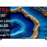 Televizor Smart Mini LED TCL 98C805, 249 CM (98``), 4K, 240Hz, Wi-Fi, Negru