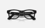Ray-Ban Meta Wayfarer Gen 2 AI Glasses Matte Black/Clear (Large) - Image 4
