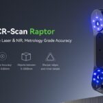 CREALITY 3D SCANNER CR-SCAN RAPTOR, mod scanare: Blue Light(Blue 7-line laser) / NIR(infrared binocular structured light), Acuratete: 0.02mm @ 100mm, Rezolutie: 0.02-2mm, Viteza scanare: pana la  60fps, volum minim scanare: 5mm x 5mm x 5mm, Raza single capture: 270mmx170mm@300mm, Distanta scanare