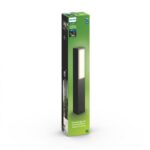 Stalp LED pentru iluminat exterior Philips Stratosphere, 2x4.5W (70W) ,1000 lm, lumina neutra (4000K), dimabila, IP44, 420x76x60mm, Antracit - Image 3