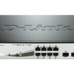 Switch D-Link DGS-1210-08P, 8 port, 10/100/1000 Mbps