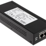 Injector POE Hikvision, LAS60-57CN-RJ45; 60W PoE injector, 2* RJ45 interface, 10/100/1000 Mbps, EU plug.