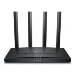 TP-Link Router Gigabit Dual-Band Wi-Fi 6 AX1500 ARCHER AX17, Standarde wireless: IEEE 802.11ax/ac/n/a 5 GHz, IEEE 802.11n/b/g 2.4 GHz, Viteza: 5 GHz: 1201 Mbps, 2.4 GHz: 300 Mbps, 4 antene fixe, Interfata: 1× port WAN Gigabit, 3× porturi LAN Gigabit, dimesiuni: 215 × 117 × 32 mm - Image 3