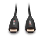 Cablu Lindy HDMI 8k60, fibra optica hybrid, lungime 60m, rezolutie maxima 7680x4320@60Hz 4:2:0 10bit, 3840x2160@120Hz 4:4:4 10bit, latime de banda 48Gbps, negru - Image 3