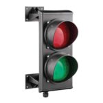 Semafor LED Motorline MS01-24V; Tip lumina: LED; Culori: verde/rosu; Diametru lentila: 124 mm;Durata de viata: 100.000 h; Consum: 3W; Alimentare: 24V AC;Culoare: negru; Montaj: stalp; Dimensiuni: 395 x 280 x 160 mm;Greutate: 1.95 Kg