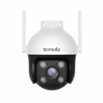 Tenda RH7-WCA 4MP Outdoor Wi-Fi Pan/Tilt Camera, orizontala 360°, Verticala 137°, Slot Card microSD(pana la 256gb, Alimentare: DC 12V 1A, Interfata: 1 x 10/100 RJ45, Obiectiv: 4mm@F1.6, Dimensiuni: 138mm*120mm* 187mm, Rezolutie: 2560 x 1440 30fps, H.265/H.264, Standarde wire;ess: IEEE 802.11b/g/n