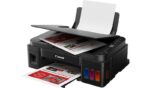 Multifunctional inkjet color CISS Canon G3410, dimensiune A4 (Printare, Copiere, Scanare), viteza 8,8ipm alb-negru, 5ipm color, rezolutie printare 4800x1200 dpi, imprimare fara margini, alimentare hartie 100 coli, scanner CIS rezolutie 600x1200 dpi, copiere multipla 21 copii, copiere fara margini - Image 2