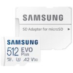 Card de Memorie MicroSDXC Samsung  EVO Plus UHS-I U3 Clasa 10 512GB + Adaptor - Image 2