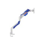Suport monitor Serioux MM101-C012WH, arc cu gaz, compatibilitate dimensiune ecran 24"-57", greutate maximă suportata: 2~30 kg, VESA: 75x75, 100x100, 100x200, 200x100, 200x200, inclinare: +70°~-45°, pivotare: +90°~-90°, rotația ecranului: 360° - Image 4