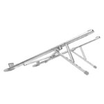Suport laptop Serioux, SRXNCPU6, material aluminiu, dimensiune deschisă: 197x255x4mm,dimensiune pliată: 60 x 250 x 4mm, grosime: 4mm, greutate: 182g, dimensiune compatibilă:  până la 15.6 ", culoare argintiu, 5 unghiuri ajustabile - Image 2