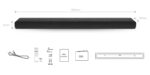 Soundbar TCL TS8132, 3.1.2, 350W, Bluetooth, Dolby Atmos, SubwooferWireless, Negru - Image 6