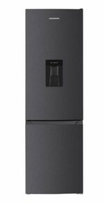 Combina frigorifica HEINNER HC-HM260DGWDE++, Clasa: E, Dozator apa, Gri antracit texturat