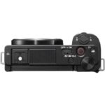 Body Aparat foto SONY Alpha ZV-E10 Mirrorless dedicat pentru Vlogging, 24 MP, ISO 100-32.000 (Extins: 50-51.200), 1/4000s, 4K @30, S D/SDXC/SDHC, Rafala 11 cps, Wi-Fi, Senzor APS-C, Montura Sony E - Image 3