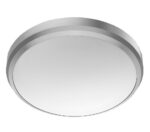 Plafoniera LED pentru exterior Philips Doris, 6W, 600 lm, lumina calda (2700K), IP54, 22 cm, Nichel