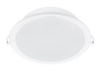 Spot LED incastrat Philips Meson, 12.5W, 900 lm, lumina calda (3000K) ,IP20, 14cm, Alb