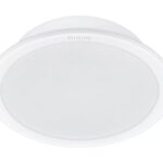 Spot LED incastrat Philips Meson, 12.5W, 900 lm, lumina calda (3000K) ,IP20, 14cm, Alb
