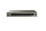 Tenda switch TEG1110PF-8-102W, 9GE+1SFP Ethernet Switch, 8-Port PoE, interfata: 8 * 10/100/1000 Mbps Base-T Ethernet ports (Data/Power), 1 * 10/100/1000 Mbps Base-T Ethernet port (Data), 1 * 100/1000 Mbps Base-X SFP port, standarde retea: IEEE 802.3 IEEE 802.3u, IEEE 802.3ab, IEEE 802.3x, IEEE