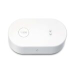 TP-LINK TAPO T300, Senzor smart de scurgeri de apa (necesită Hub Tapo), Wireless: 868, Alimentare: 2 baterii tip AAA (incluse), Dimensiuni: 84.5 × 46.5 × 30 mm.