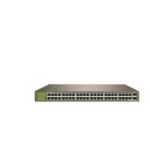 Switch IP-COM G1050F, standarde retea: IEEE 802.3, IEEE 802.3u, IEEE 802.3x, IEEE 802.3ab, IEEE 802.3z, interfata: 48 x 10/100/1000 RJ45, 2 x SFP 1000 Mbps, dimensiuni: 440 mm x 240 mm x 44 mm, carcasa metal, fara ventilator, capacitate: 100Gbps, buffer: 12mb.