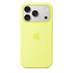 iPhone 17 Pro Silicone Case with MagSafe - Neon Yellow - Image 3